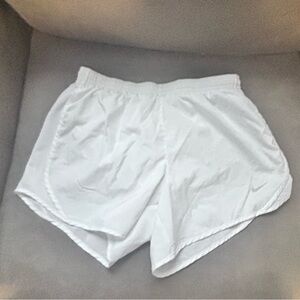 Nike girls White Running Shorts L #8
